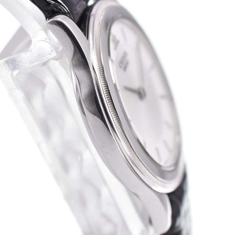 セイコー SEIKO 5A74-2010 クレドール デイト　K18WGベゼル クォーツ レディース 美品 B#146834の画像