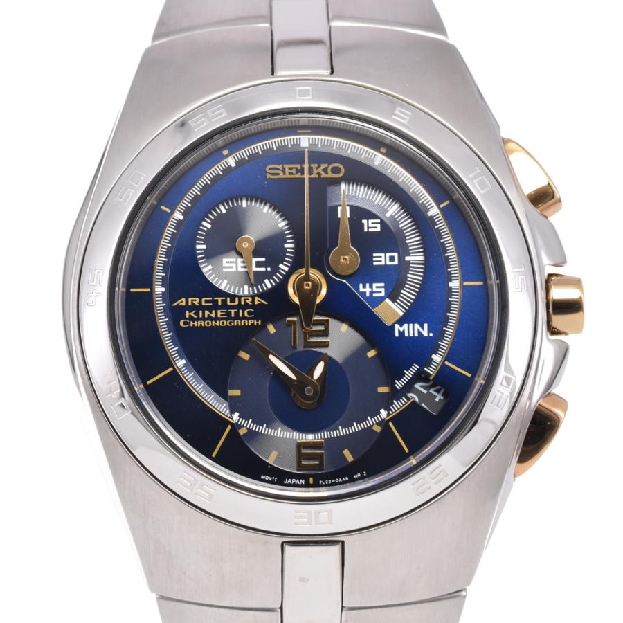 稼働美品 SEIKO キネティック プルミエ メンズ腕時計 7L22-0AR0 SEIKO（セイコー） SEIKO 7L22-0AF0/SNL011P1 アークチュラ
