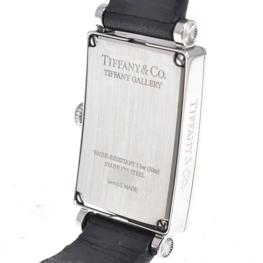 【TIFFANY&amp;Co.】ティファニー ティソロ Z6301.10 ステンレススチール クオーツ アナログ表示 レディース 黒文字盤 腕時計 ティファニー ティソロ LO112 クォーツ 2024/10 OH 電池交換済 腕時計