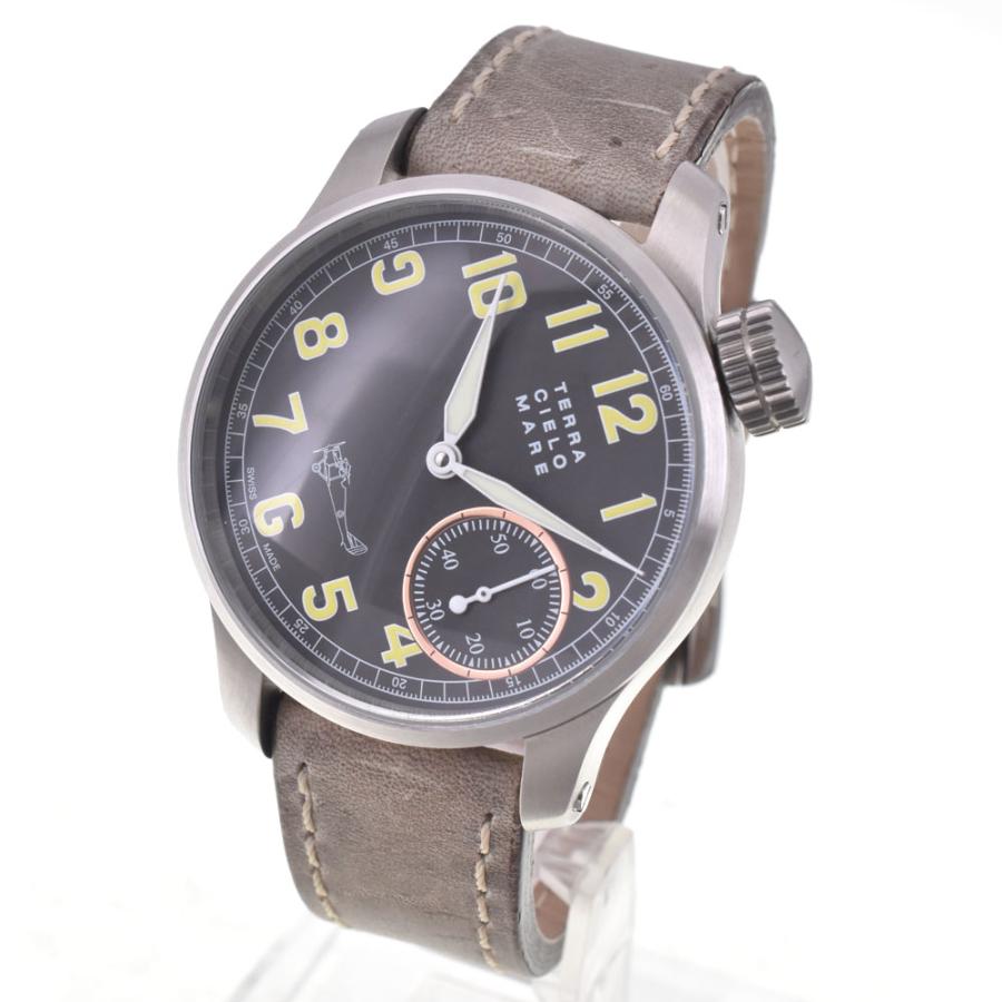 テッラチエロマーレ TERRA CIELO MARE TC7064-SC-2/00A AFF3 スポーツクラシック ブラック 自動巻き メンズ 美品 箱付き 腕時計 I#146986の画像