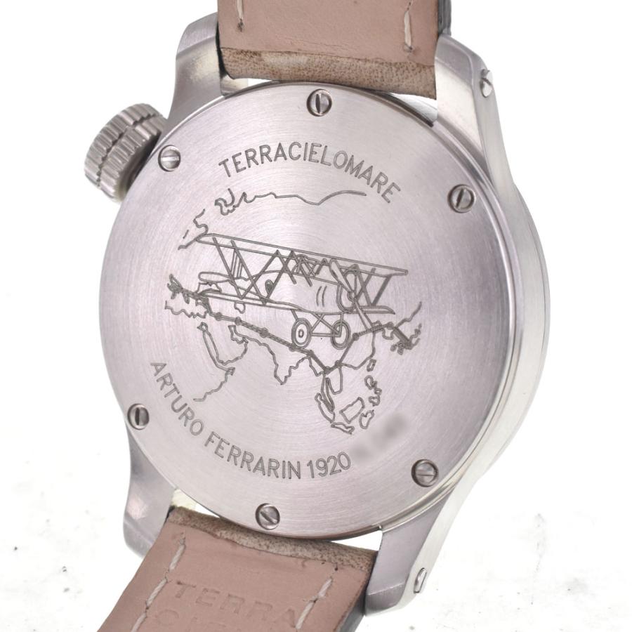 テッラチエロマーレ TERRA CIELO MARE TC7064-SC-2/00A AFF3 スポーツクラシック ブラック 自動巻き メンズ 美品 箱付き 腕時計 I#146986の画像