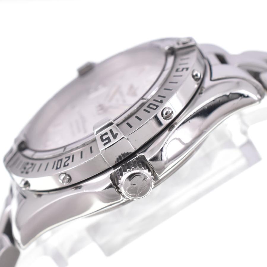 ブライトリング BREITLING A57350 コルトオーシャン クォーツ レディース 良品 保証書付き C#147008の画像