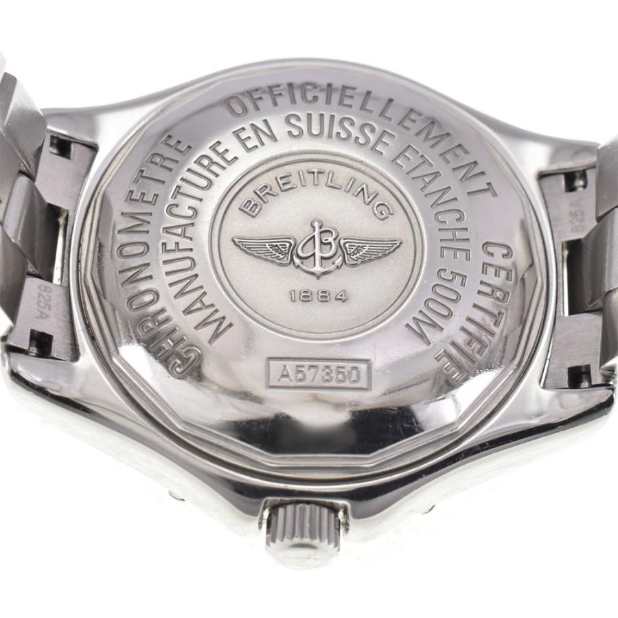 ブライトリング BREITLING A57350 コルトオーシャン クォーツ レディース 良品 保証書付き C#147008の画像