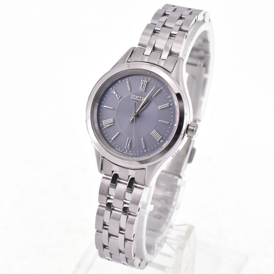 セイコー SEIKO 3F81-0A10 セイコーセレクション グレー クォーツ レディース 美品 保証書付き 腕時計 I#147160の画像