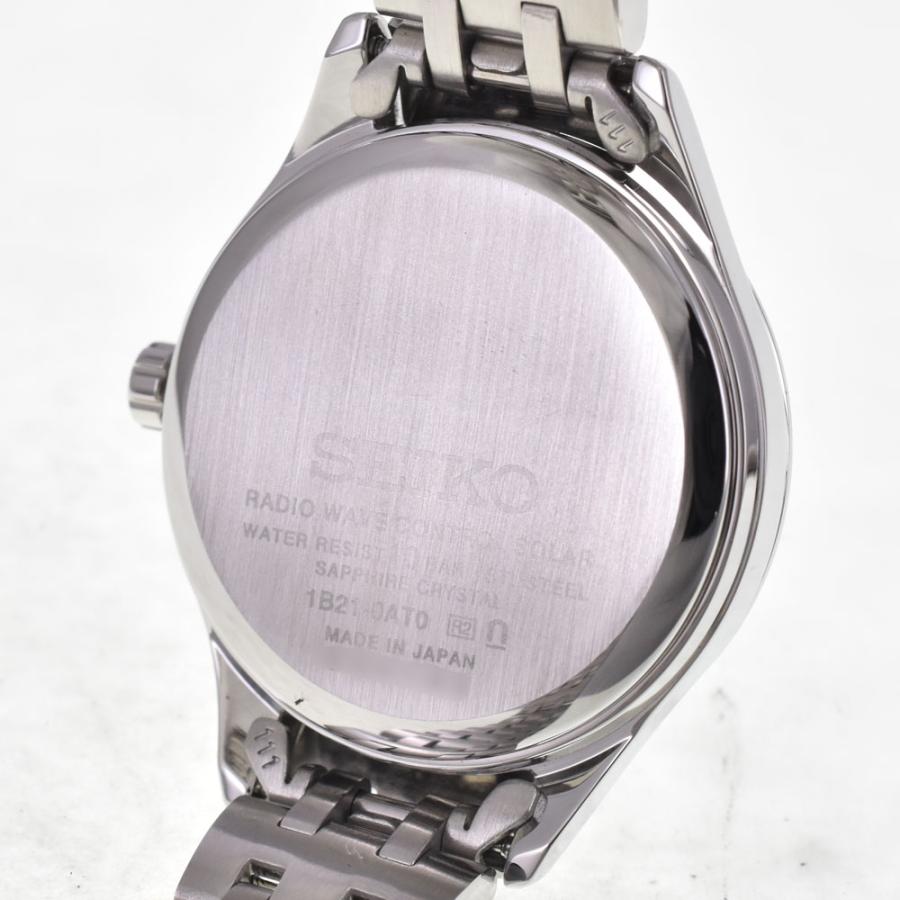 セイコー SEIKO 3F81-0A10 セイコーセレクション グレー クォーツ レディース 美品 保証書付き 腕時計 I#147160の画像