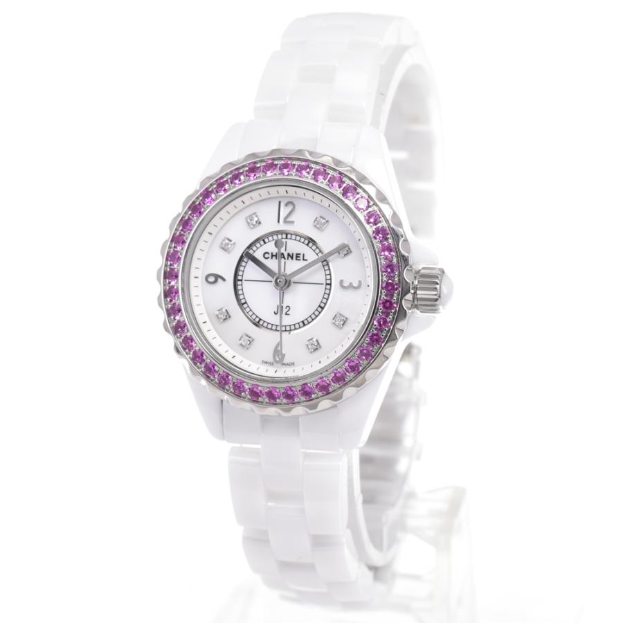 CHANEL（シャネル） CHANEL H3243 J12 ダイヤモンド ピンクサファイア 
