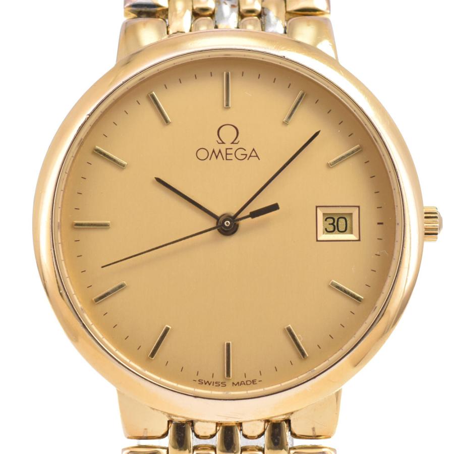 OMEGA（オメガ） デビル GP デイト ゴールド クォーツ メンズ 良品