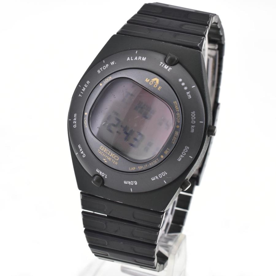 セイコー SEIKO A828-400A ヴィンテージ スピードマスター ジウジアーロ デザイン クォーツ メンズ 腕時計 I#147250の画像