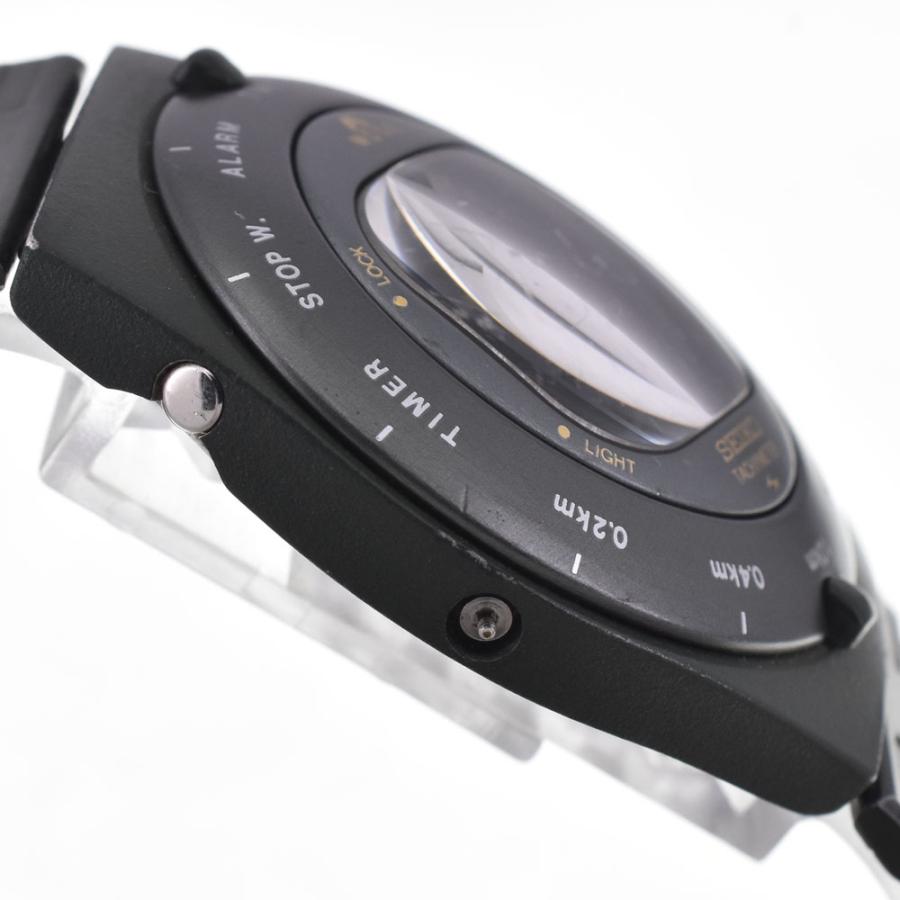 セイコー SEIKO A828-400A ヴィンテージ スピードマスター ジウジアーロ デザイン クォーツ メンズ 腕時計 I#147250の画像