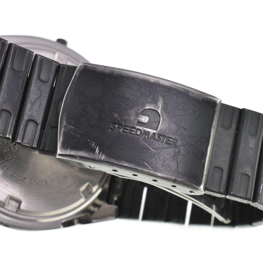 セイコー SEIKO A828-400A ヴィンテージ スピードマスター ジウジアーロ デザイン クォーツ メンズ 腕時計 I#147250の画像