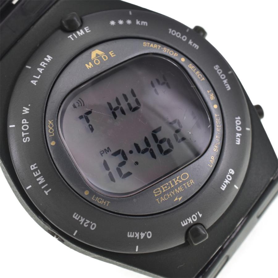 セイコー SEIKO A828-400A ヴィンテージ スピードマスター ジウジアーロ デザイン クォーツ メンズ 腕時計 I#147250の画像