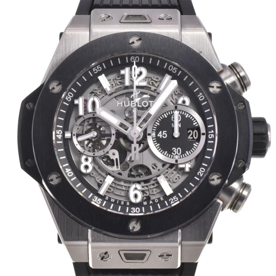 HUBLOT（ウブロ） HUBLOT 421.NM.1170.RX ビッグバン ウニコ スケルトン ブラック/スケルトン 自動巻き メンズ ...