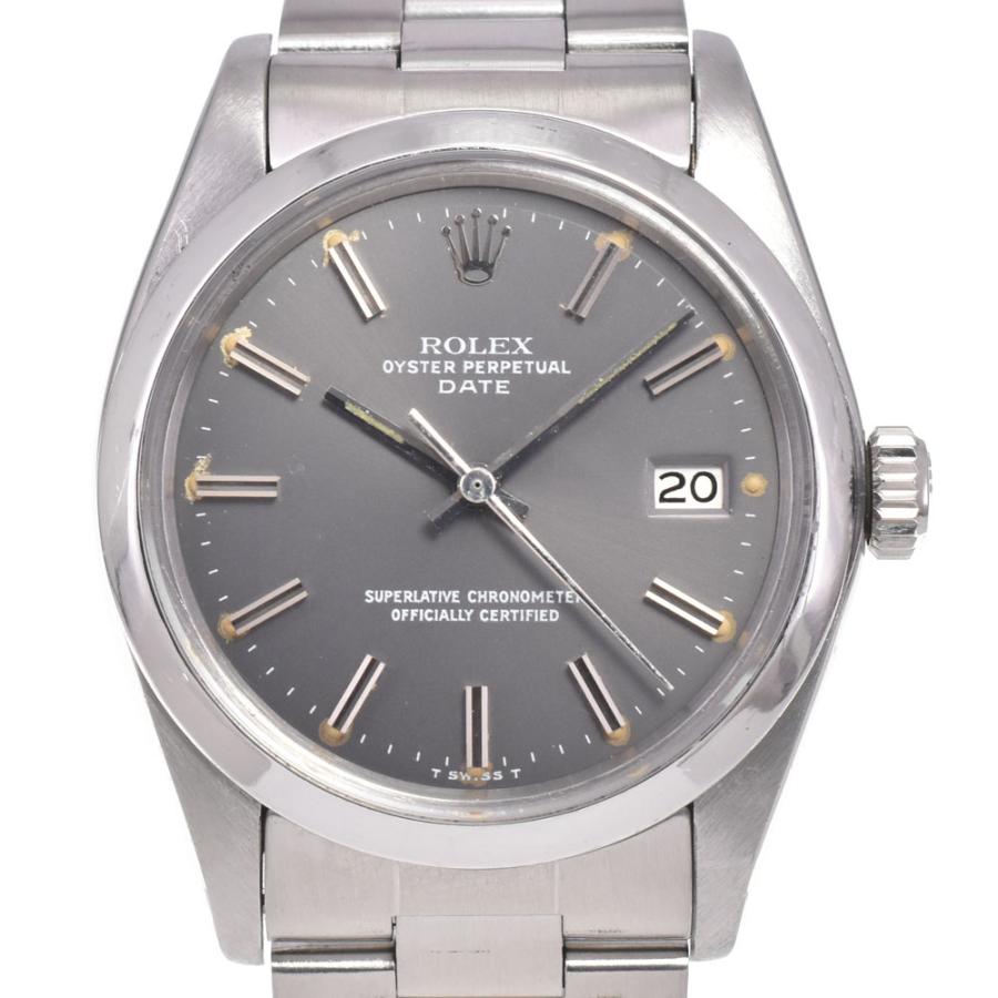 ロレックス ROLEX 1500 ヴィンテージ オイスターパーペチュアル デイト Cal.1570 グレー 自動巻き メンズ 良品 腕時計 J#147455 | ROLEX