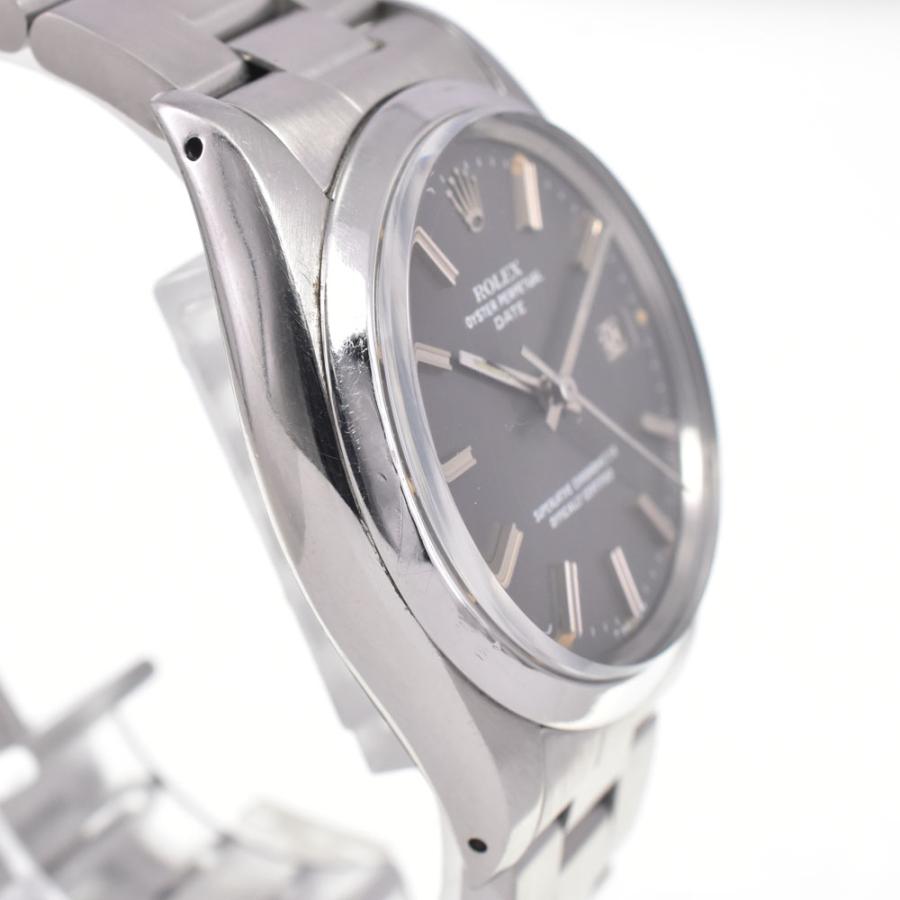 ロレックス ROLEX 1500 ヴィンテージ オイスターパーペチュアル デイト Cal.1570 グレー 自動巻き メンズ 良品 腕時計 J#147455 | ROLEX | 03