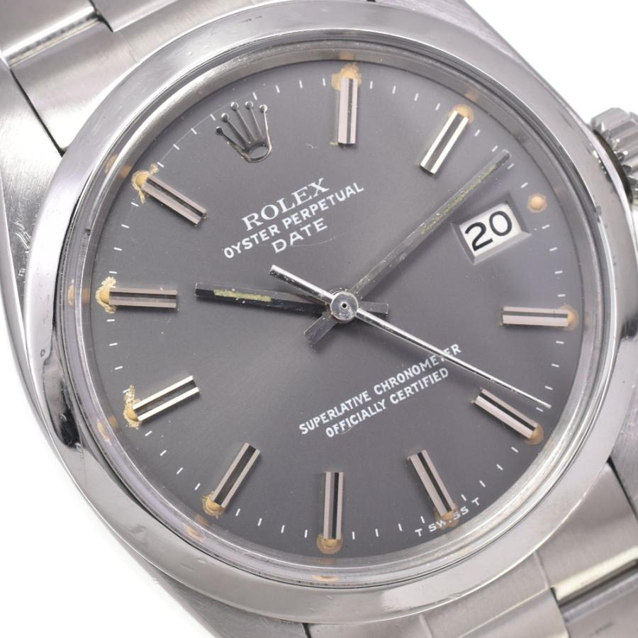 ロレックス ROLEX 1500 ヴィンテージ オイスターパーペチュアル デイト Cal.1570 グレー 自動巻き メンズ 良品 腕時計 J#147455 | ROLEX | 07