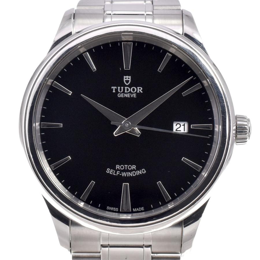 チューダー TUDOR 12700 スタイル デイト ブラック 自動巻き メンズ 良品 腕時計 I#147489 | 