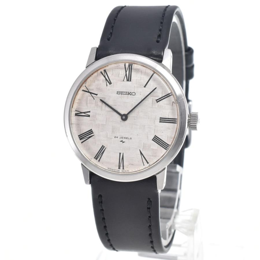 SEIKO（セイコー） SEIKO 2220-0180 シャリオ シルバー 手巻き メンズ