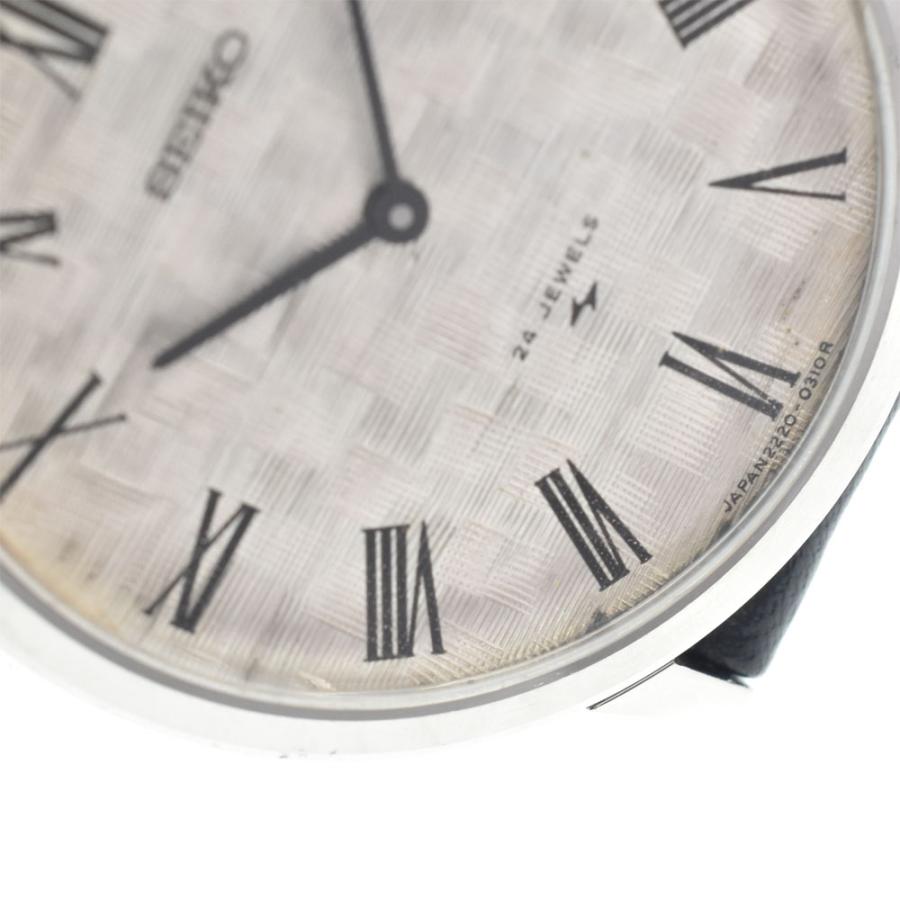 SEIKO（セイコー） SEIKO 4S24-0060 シャリオ シルバー 手巻き メンズ