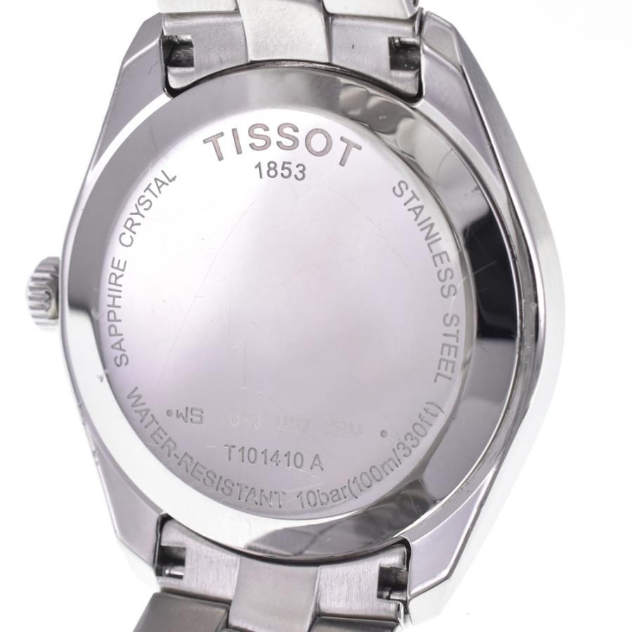 ティソ TISSOT T101410A PR100 デイト シルバー クォーツ メンズ 美品 保証書付き 腕時計 I#147601の画像