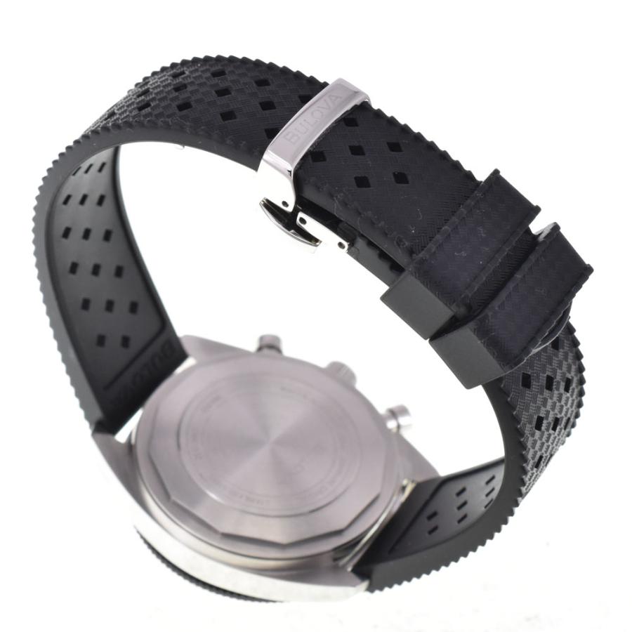 ブローバ BULOVA 98A252 アーカイブシリーズ サーフボード クロノ ベージュ クォーツ メンズ 美品 内箱・保証書付き 腕時計 G#147710の画像