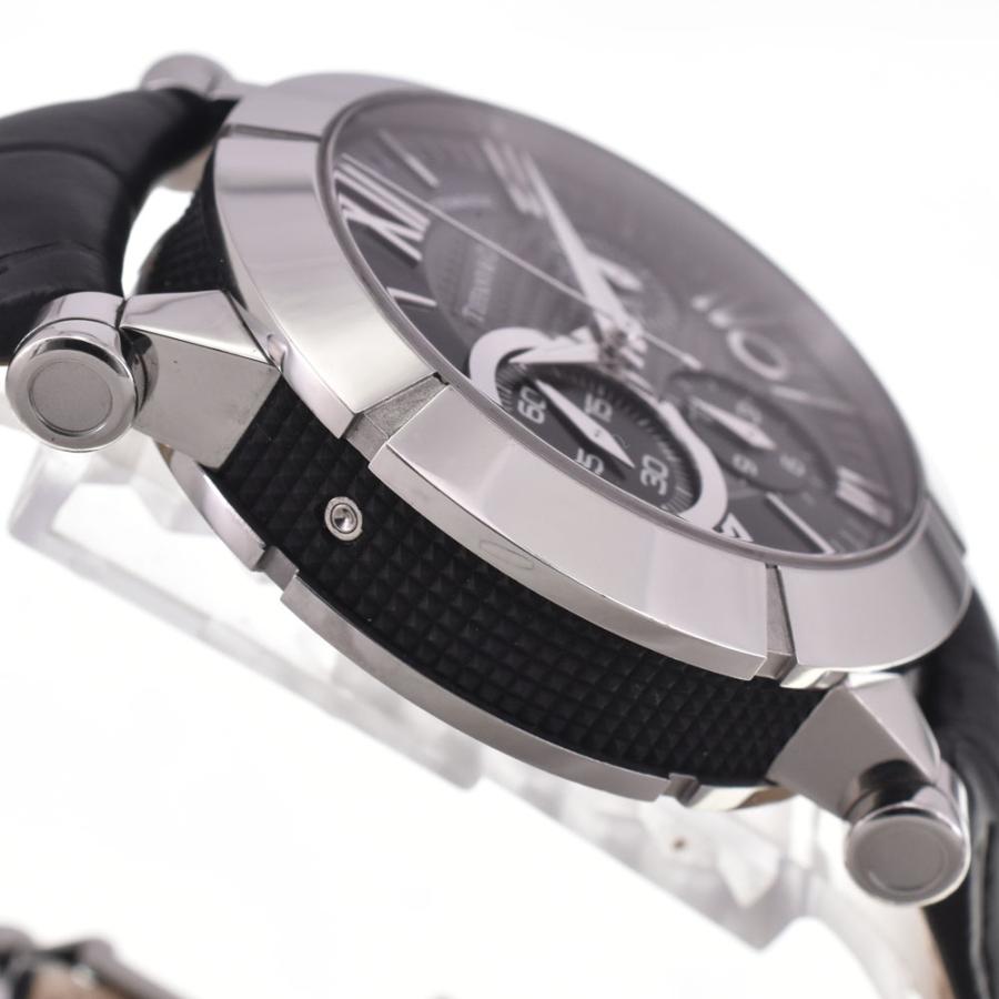 ティファニー TIFFANY&Co. Z1000.82.12A10A71A アトラス ジェンド クロノグラフ デイト ブラック 自動巻き メンズ 良品 腕時計 H#147757の画像