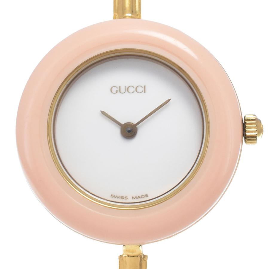 GUCCI（グッチ） GUCCI 11/12.2 チェンジベゼル ホワイト クォーツ