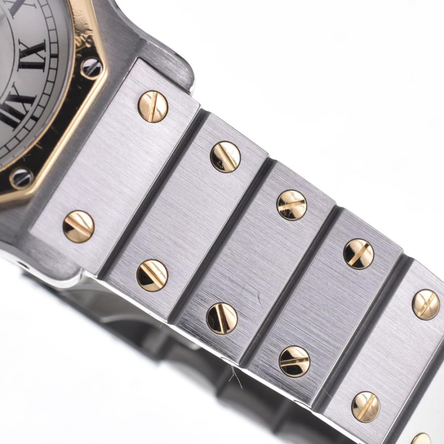 Cartier（カルティエ） サントスオクタゴン K18YG/SS アイボリー 自動