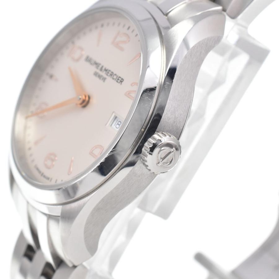 ボーム＆メルシェ Baume & Mercier M0A10150 クリフトン シルバー クォーツ レディース 美品 箱付き 腕時計 I#147965の画像