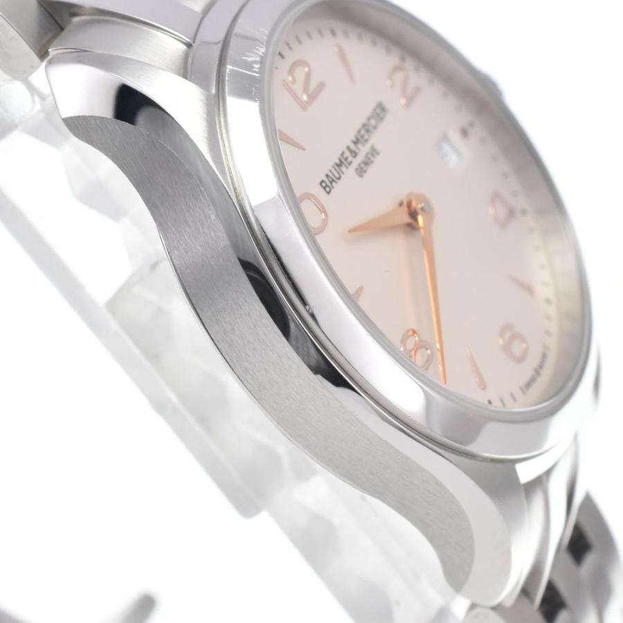 ボーム＆メルシェ Baume & Mercier M0A10150 クリフトン シルバー クォーツ レディース 美品 箱付き 腕時計 I#147965の画像
