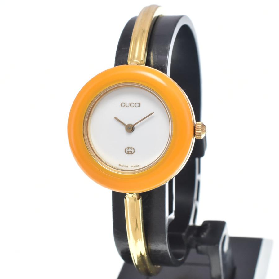 GUCCI（グッチ） GUCCI 46338 チェンジベゼル ホワイト クォーツ