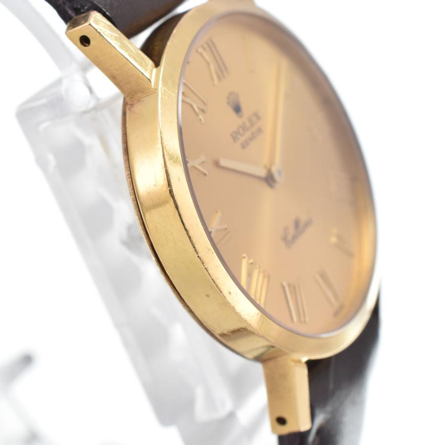 ROLEX（ロレックス） ROLEX 4109 チェリーニ K18YG/レザー Cal.1601
