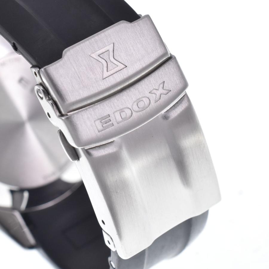 尾錠メンズ edox 中古 エドックスEDOX リアルクロコストラップD