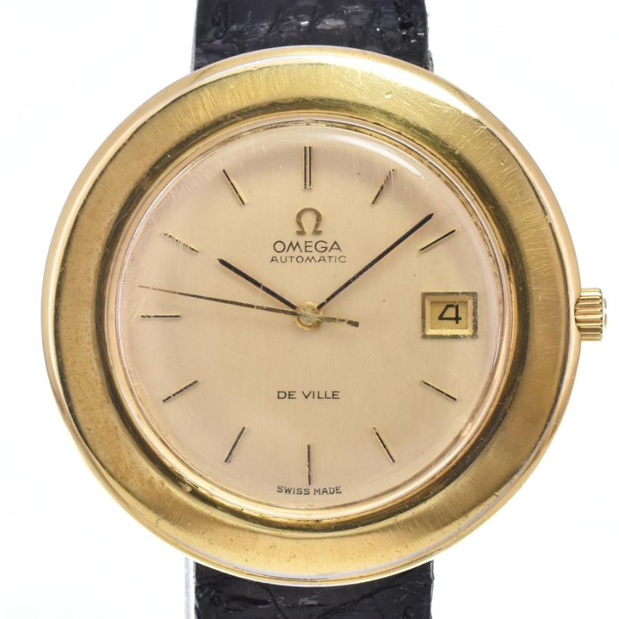OMEGA デビル　自動巻き　時計 OMEGA（オメガ） デビル デイト ゴールド 自動巻き メンズ 良品 腕時計