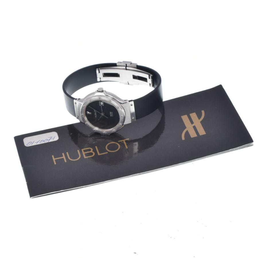 HUBLOT（ウブロ） HUBLOT 1390.100.1 MDM クラシック デイト SS/ラバー 