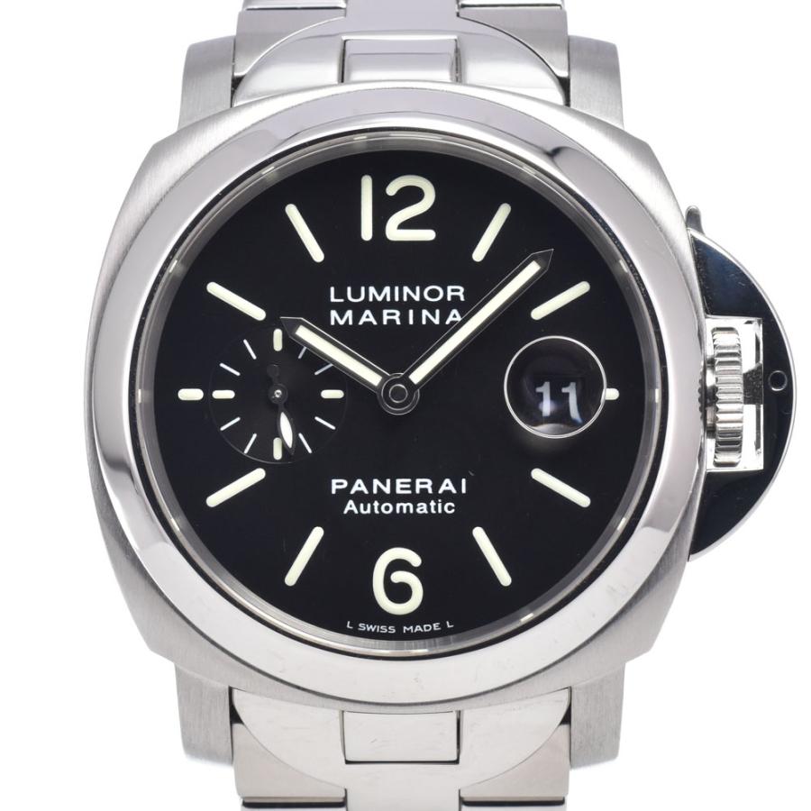 パネライ PANERAI PAM00220 ルミノール マリーナ スモールセコンド ブラック 自動巻き メンズ 美品 箱・保証書付き 腕時計 P#149164