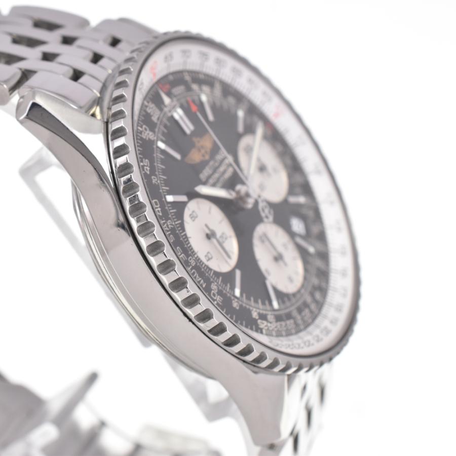値下 ブライトリング BREITLING A23322 ナビタイマー クロノグラフ ブラック 自動巻き メンズ 良品 腕時計 G#150239 | ブライトリング | 03