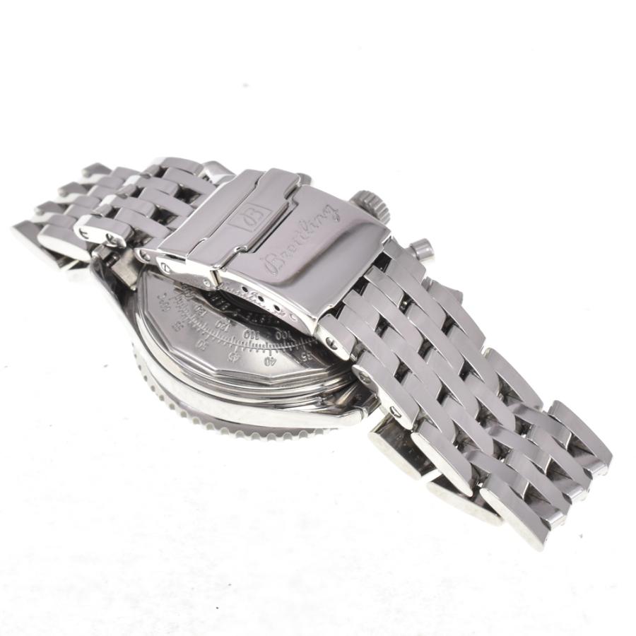 値下 ブライトリング BREITLING A23322 ナビタイマー クロノグラフ ブラック 自動巻き メンズ 良品 腕時計 G#150239 | ブライトリング | 04