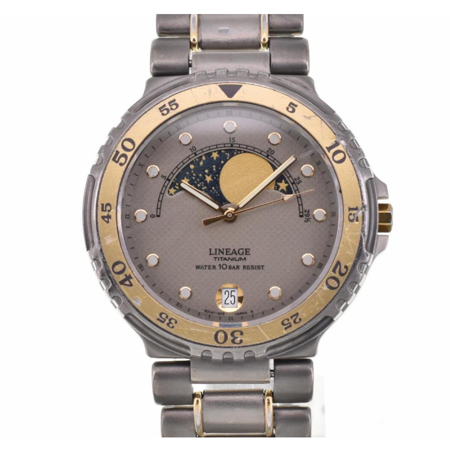 時計　不動　CASIO TITANIUM Lineage Watch Casio Lineage Titanium WR 50 M.japan.working.calendar