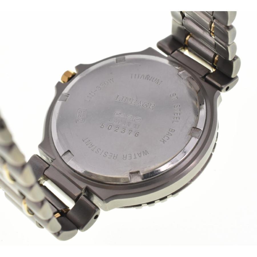 CASIO（カシオ） 【CASIO】カシオ LINEAGE LIN-330W チタン/GP