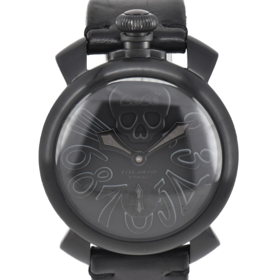 GaGa MILANO ☆美品【GaGa MILANO】ガガミラノ マヌアーレ48 スカル