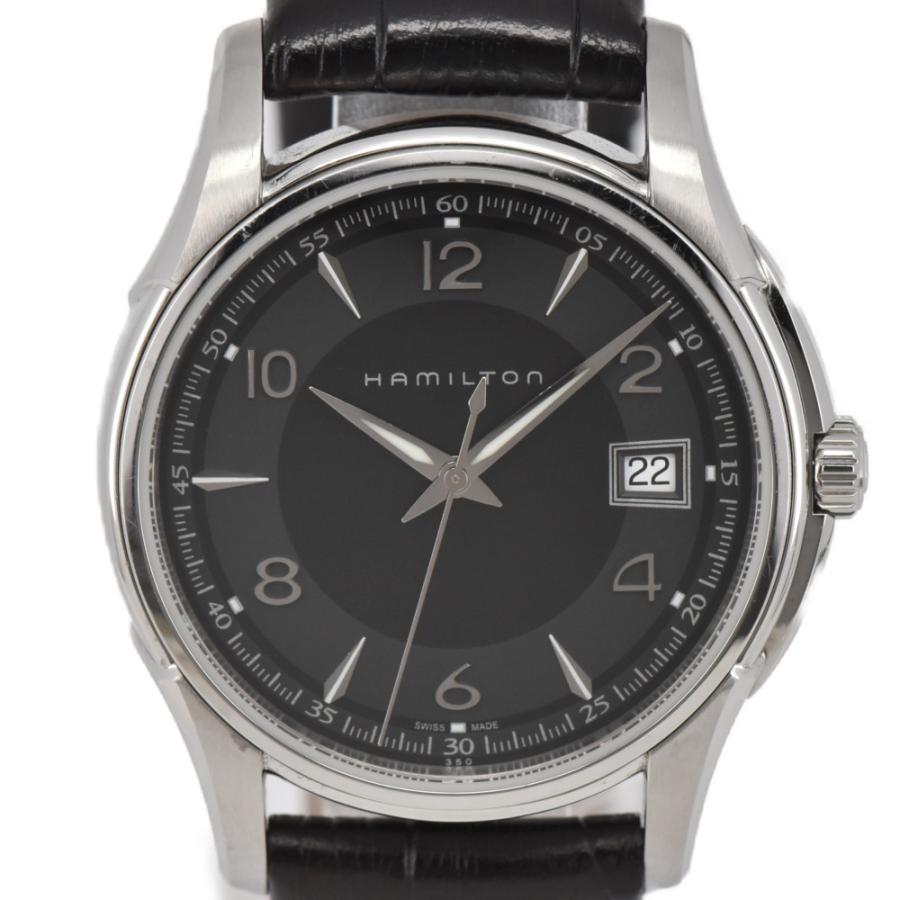 △ ☆美品【HAMILTON】ハミルトン ジャズマスター H324110 SS/レザー 