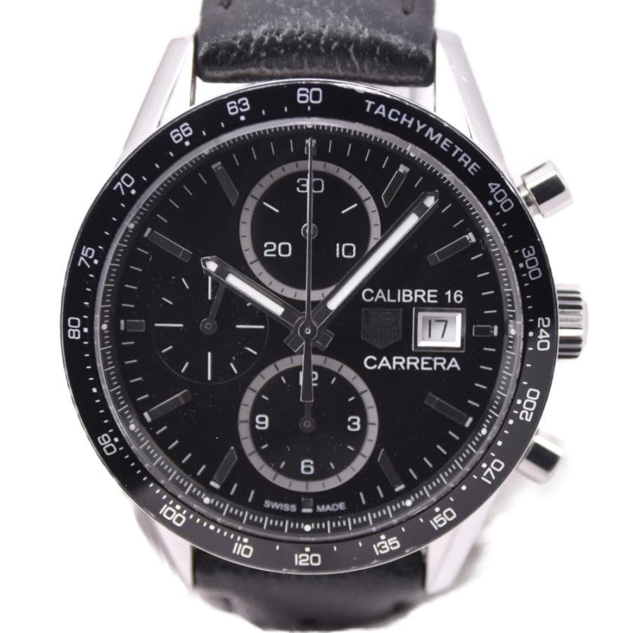 TAG HEUER ☆良品【TAG HEUER】タグホイヤー カレラ キャリバー16 CV201AJ 自動巻き メンズ M#99395 ...