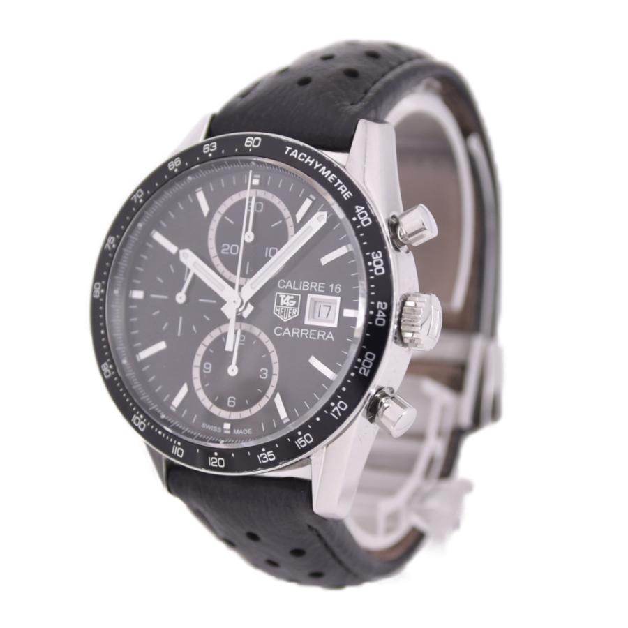 TAG HEUER ☆良品【TAG HEUER】タグホイヤー カレラ キャリバー16 CV201AJ 自動巻き メンズ M#99395 ...
