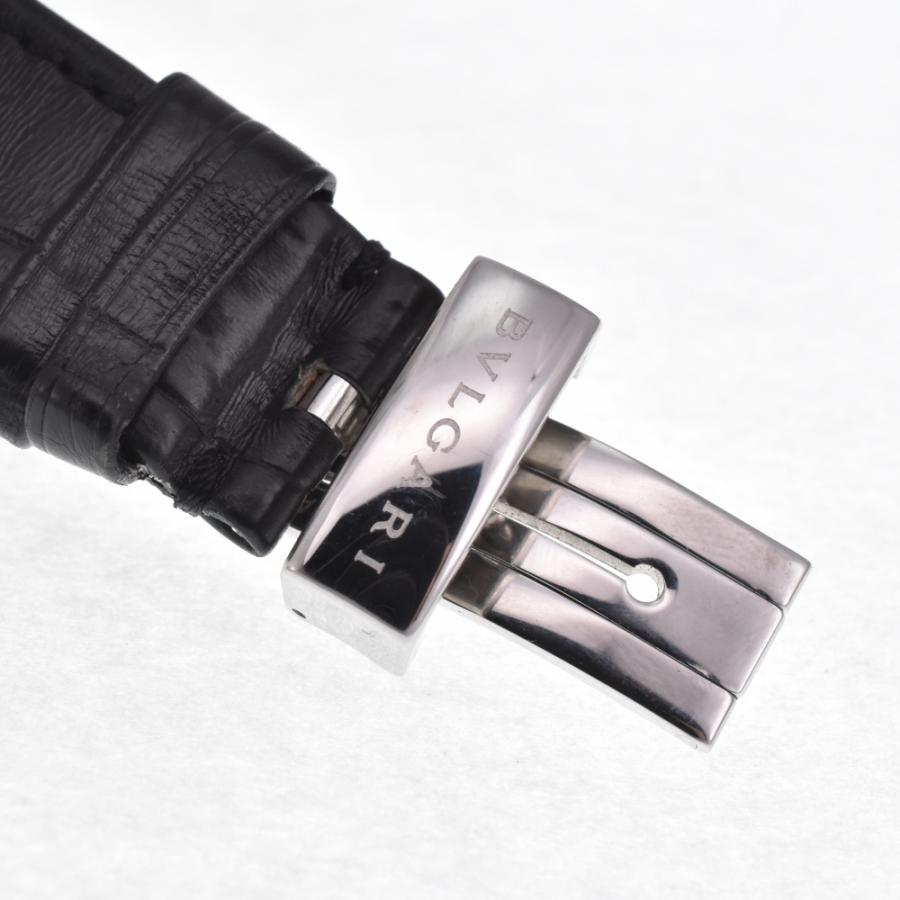 【BVLGARI】ブルガリ”クロコレザー製”バッグル付き時計バンド／ラグ側 28ｍｍ／尾錠側 16ｍｍ F#B2777_4