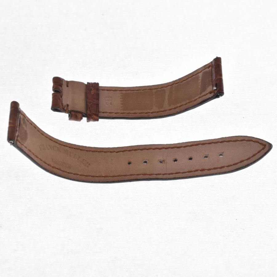 フランクミュラー”クロコレザー製” バンド／ラグ側 17mm／尾錠側 16mm