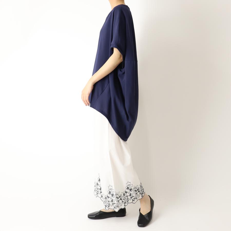 45r 黒の刺繍入りペチパンツ クラウドナイン キャブリック