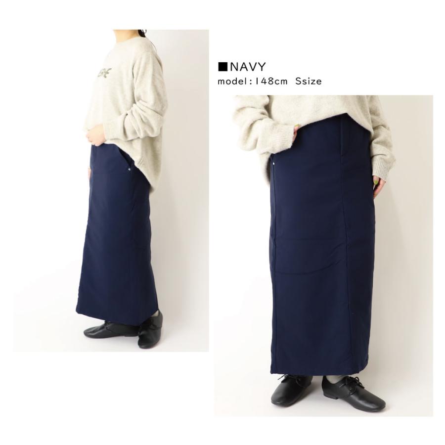 【新品未使用 アルチビオ】22FW 新作あったか起毛裏地付き スカート36号 スカート ダウン ダウンスカート 裏起毛 中綿 レディース 極暖