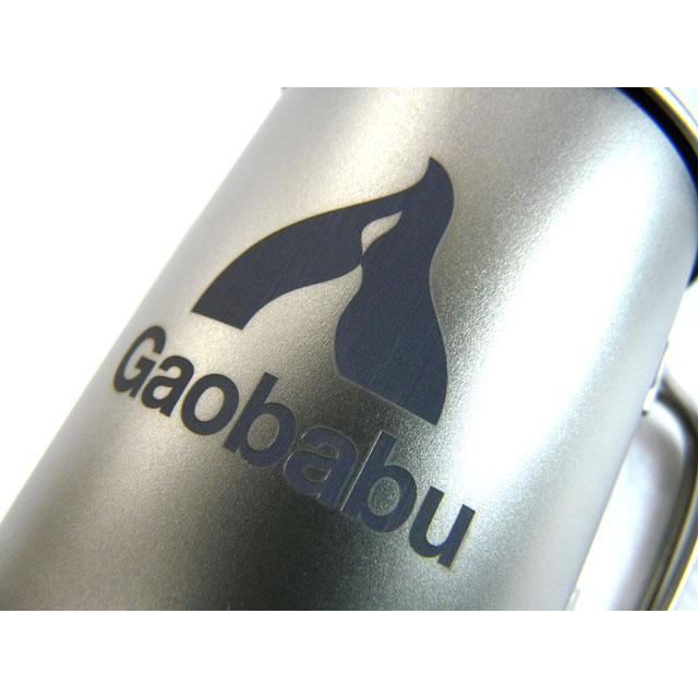 ガオバブ(Gaobabu) Gaobabuチタンマグカップ 300ml＆400mlのセット（フタ・メッシュ袋付）  チタン チタニウム 軽量 蓋付き スタッキング｜aorinetshop｜04