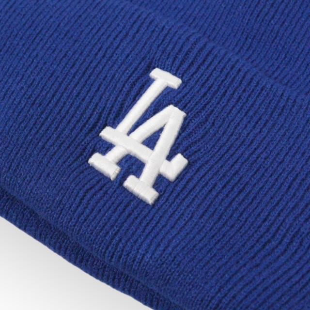 Bonnet Tricoté 39'47 Brand - Los Dodgers De Los Angeles, Couleur Marron, 100% Acrylique