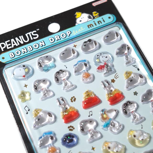 サンスター文具 ボンボンドロップシール ミニ スヌーピー ピーナッツ